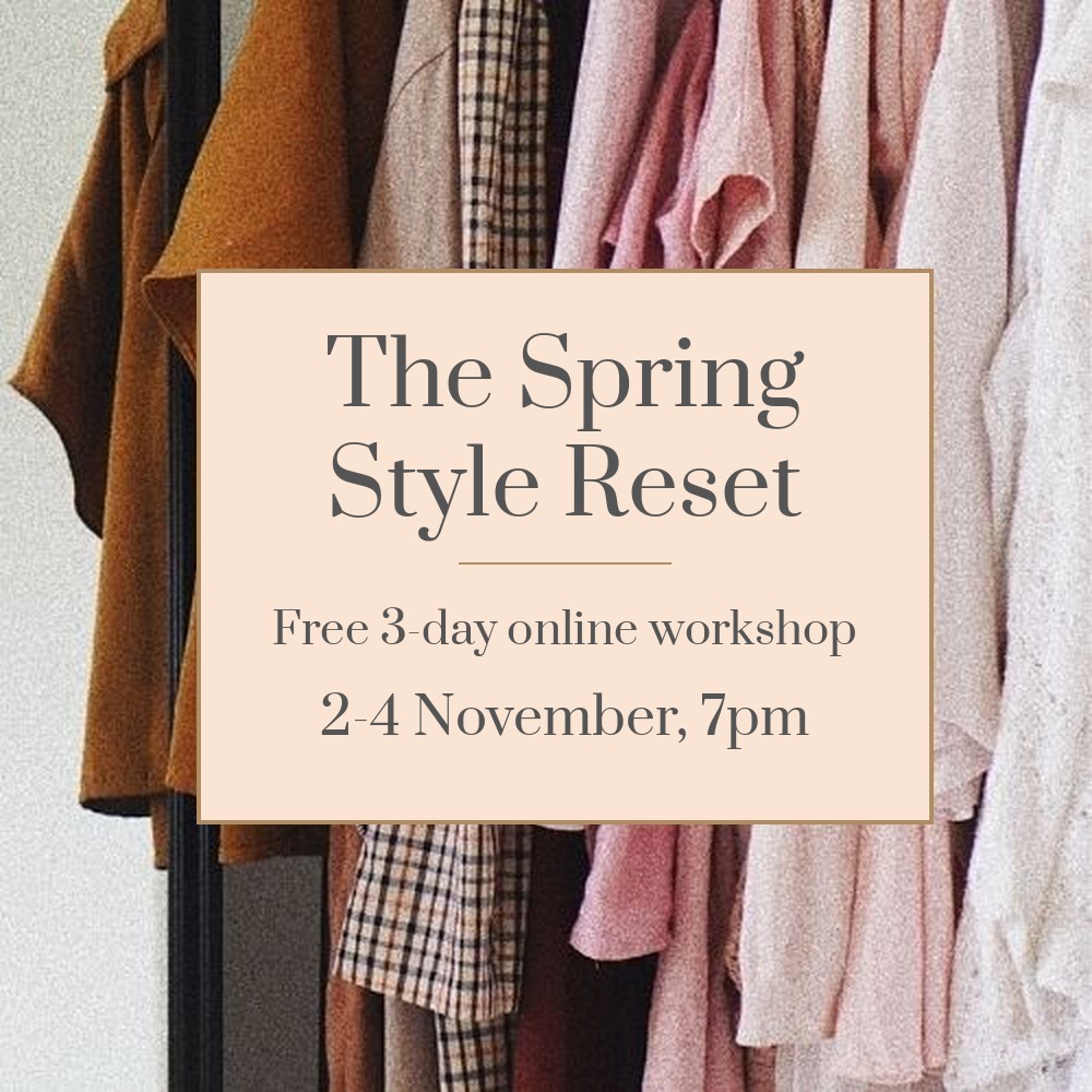 The Spring Style Reset free 3-day online workshop